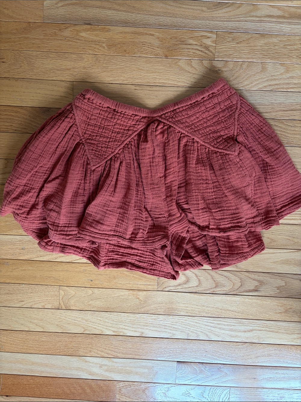 Free People Rust Orange Two-Piece Short Set - Picture 5 of 9